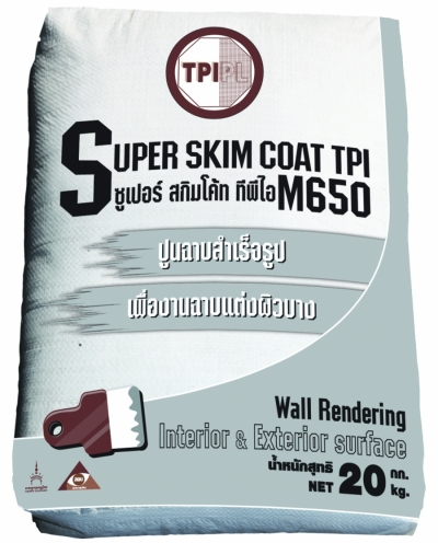 ปูนฉาบผิวบาง SUPER SKIM COAT TPI (M650)